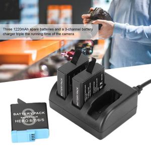 Kit GoPro Hero 3 (Occasion) + Chargeur + Coque + Accessoires - Caméra Sport