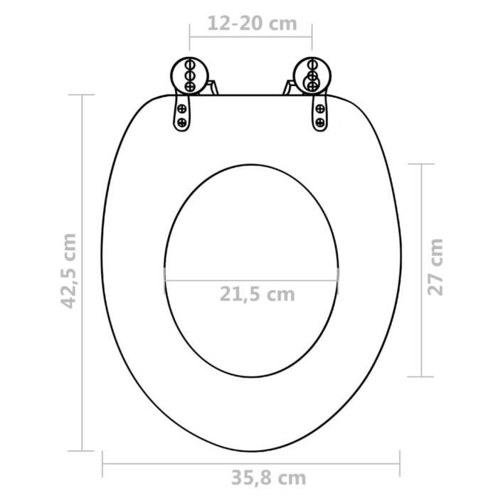 Abattant wc sales clipsable gifi