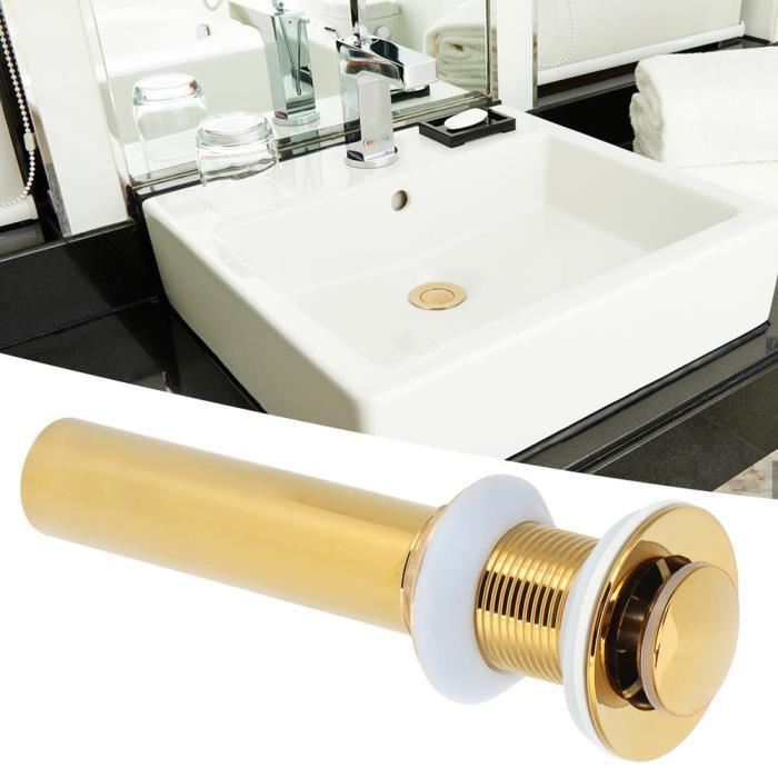 Siphon de Lavabo Système de Vidange Universel Clapet - vidage d'évier  universel pour lavabos et lavabos avec trop-plein : : Bricolage