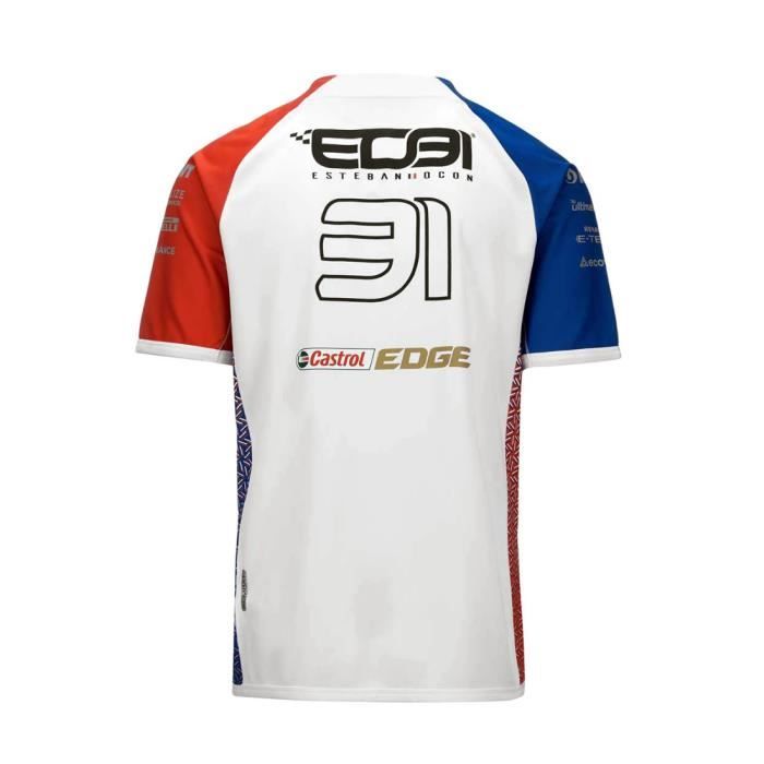 Maillot Kombat OCON France BWT Alpine F1 Team - Blanc Homme - Collection 2023