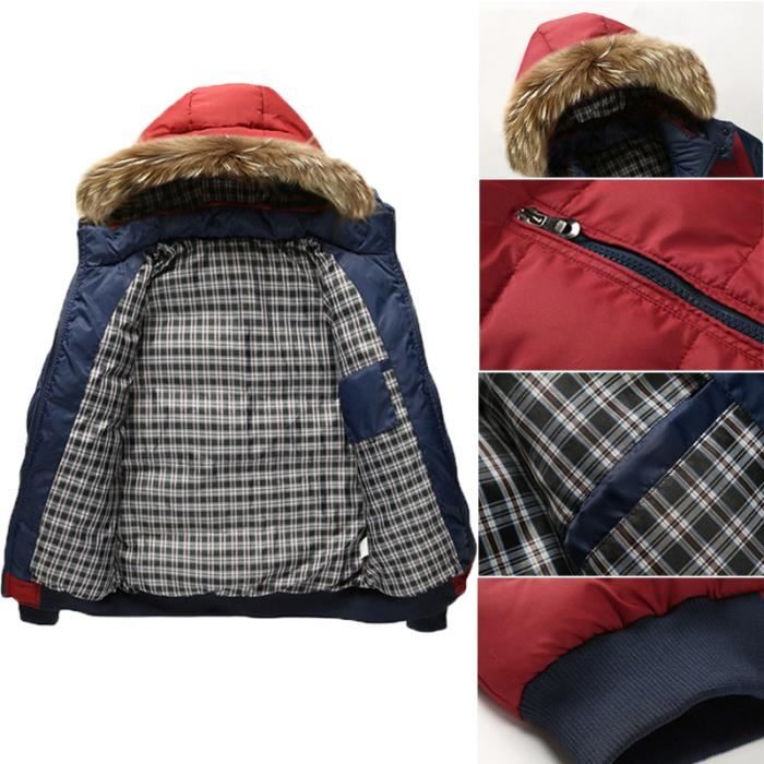 Sweat-shirt à Capuche Avec Fermeture éclair Pour Homme - Coupe-vent Léger, Respirant - Rouge Uni - Veste Décontractée Pour Sport Et Quotidien - 5