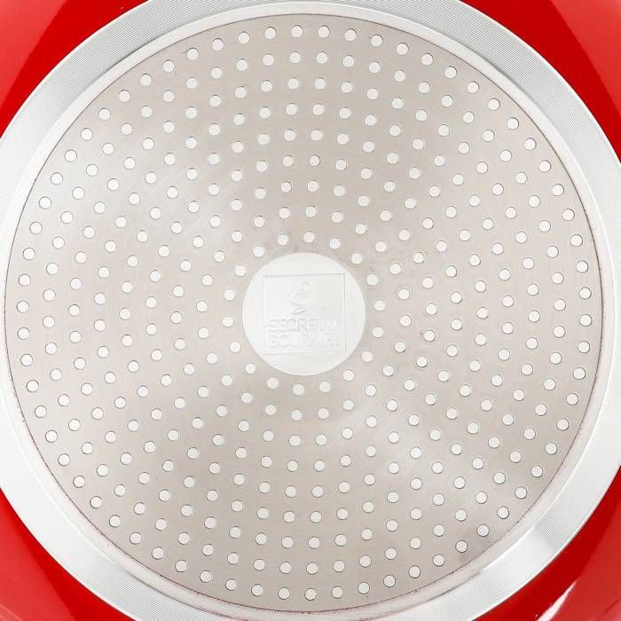 Faitout FIVE Simply Smart 28 Cm Rouge – Aluminium Compatible Induction, Anti-adhésif, Léger Et Pratique Pour Cuisine Quotidienne