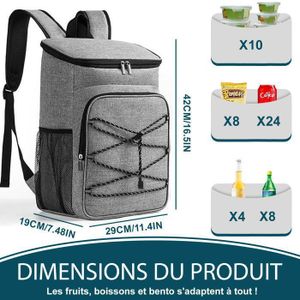 Sac à dos isotherme 5L Cdiscount