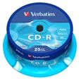 CD-R VERBATIM 700 Mo 52x (25) - Spindle de 25 CDR avec Extra Protection-0