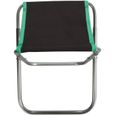 Siège Chaise de Camping Portable Pliant tabourets de Plage en Plein air Mini Barbecue Outils   (Green, One Size)-0