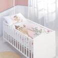 Parure de lit bébé 100% coton DISNEY BAMBI - PAPILLON - Rose - Enfant - Mixte - 100x135 cm-0