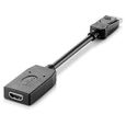 HP Adaptateur A/V - 1 x HDMI Femelle Audio/Vidéo numérique - 1 x DisplayPort Mâle Audio/Vidéo numérique-0