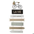 ATMOSPHERA CRÉATEUR D'INTÉRIEUR Déco murale "Vélo" métal 28x60cm - Atmosphera createur d'interieur