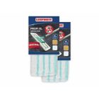 Housse micro duo Leifheit 55153, serpillières de rechange en microfibres pour balai serpillière Profi XL, tous sols, lot de 2