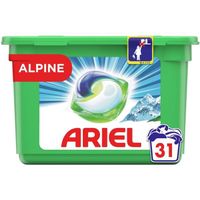 ARIEL Allin1 Lessive en capsules Alpine - 31 lavages