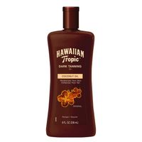 Huile de bronzage sombre Hawaiian Tropic, huile de noix de coco, Original, 8 onces liquides (236 ml)