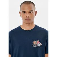 KAPORAL - T-shirt bleu marine homme 100% coton  TIGAU
