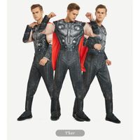 Déguisement Muscle Spiderman Avengers Adulte - OHP - Modèle Spiderman Avengers - Taille Unique - Mixte