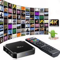TV Box TD® Android 9 2G+16G Boitier IPTV Android TV Mini Smart TV Box,4K HD/3D/ 2.4GHz WiFi Lecteur Multimédia Interface HDMI