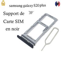 Tiroir carte SIM pour Samsung Galaxy S20 Ultra - UNI - Plateau SIM - Noir