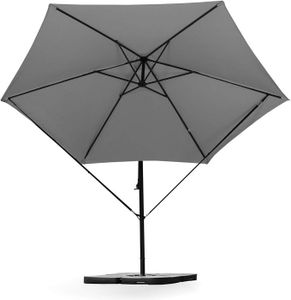 PARASOL Noir Pare-vent pour parasol déporté | Parasol | Double parasol | Parasol de marché, coupe-vent