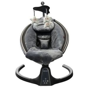 BUREAU BÉBÉ - ENFANT Deryan Baby Chaise à Bascule Électrique - Fonction Bluetooth, Haut-parleur et Télécommande