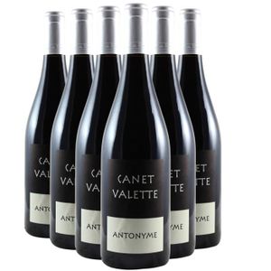 VIN ROUGE Saint-Chinian Antonyme Rouge 2020 - Bio - Lot de 6x75cl - Domaine Canet Valette - Vin AOC Rouge du Languedoc - Roussillon
