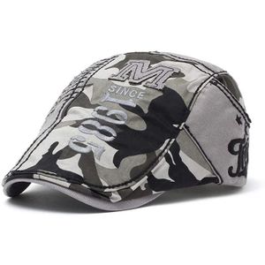 RUICHENG été Casquettes Souples Hommes Camouflage Bérets Chasse Gavroche Chapeaux Plate