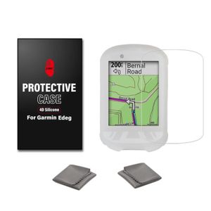Étui de protection en silicone souple pour Garmin Edge 530, 830, 130 Plus,  housse de protection d'ordinateur de vélo GPS