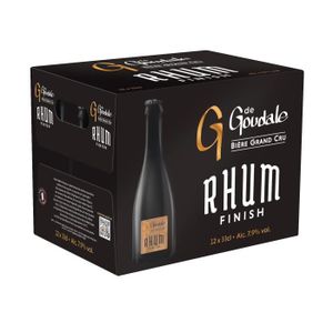 BIERE Bière G Goudale Grand Cru Rhum Finish 7°9 - 12 bouteilles 33cl