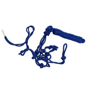 LONGE - LICOL FYDUN Licol de corde Licol en corde multi-nœuds, tissage portable en toute sécurité, licou pour cheval en animalerie attache Bleu