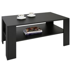 Table Basse Noir Pas Cher
