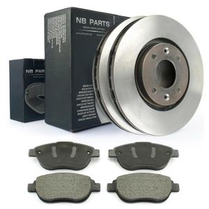 AERZETIX Kit Plaquette De Frein Disque Essieu Avant - Accessoires Montage