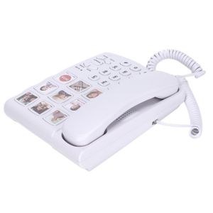 Téléphone sénior grosse touches MAXCOM MC6800 gros boutons - Cdiscount  Téléphonie