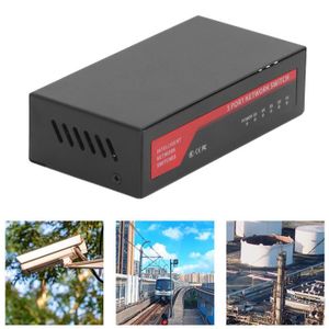 SWITCH - HUB ETHERNET  YOSOO Switch Ethernet Gigabit à 5 Ports 10 100 100