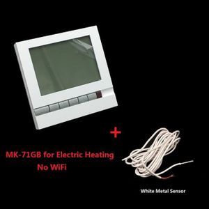 COMMANDE CHAUFFAGE 16A GB Electric -Thermostat WiFi MK71,régulateur de température pour l'eau-chauffage électrique au sol,chaudière à eau-gaz,foncti
