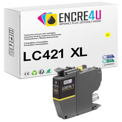 Brother LC427XL - Jaune - Cartouche jet d'encre Haute capacité