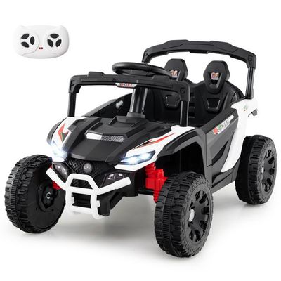 Garvee Chariot élévateur électrique 12V Pour Enfants – Fourche Réglable, Tente, Télécommande Parentale – Dès 3 Ans