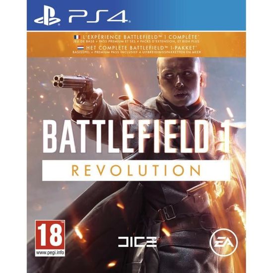 Jeu PS4 - Battlefield 1 Edition Revolution - Action - EA Electronic Arts - PEGI 18+