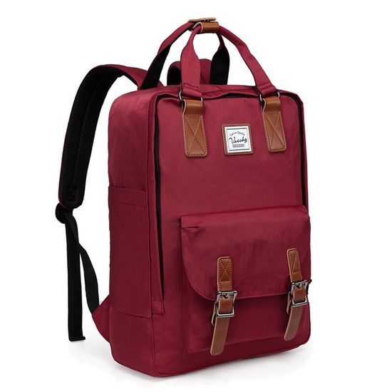 Sac à Dos Gris Femme Grande Capacité - Pour L'École Et Le Voyage, Nylon Polyester Neuf