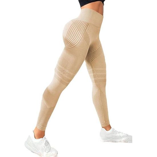 Legging Anti-cellulite 3D Femme – Taille Haute, Compression – Pour Sport, Yoga, Quotidien