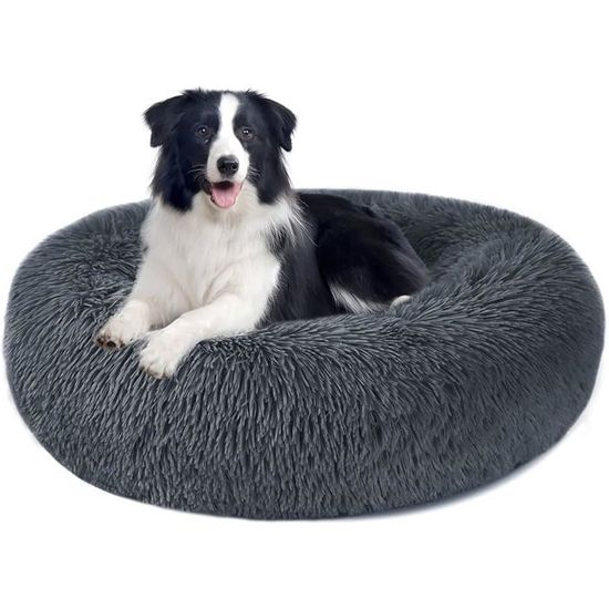 Panier Chien Chat De Noël - Coussin Chauffant, Semelle Anti-dérapante, Lavable, Taille S/M, Design Traîneau Festif