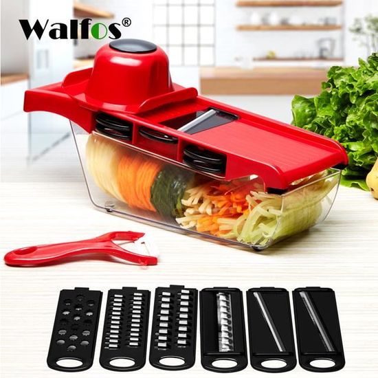 Coupe-légumes Multifonctionnel - Râpe Réglable Inox Pour Carottes, Fromage Et Plus