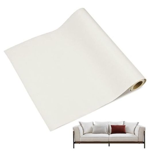 Kit de réparation autocollant de réparation pour cuir et vinyle, 50 x 137 cm, pour canapés, lit, sièges de voiture, chaise (bordeaux