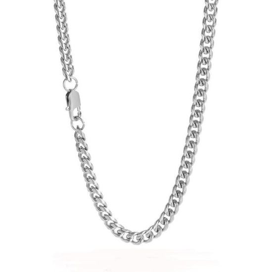 Philip Jones Collana a catena in argento Sterling da 40,6 cm, 45,7