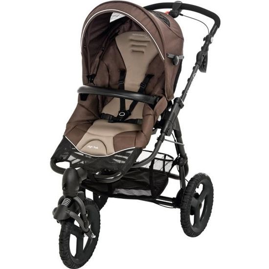 BEBE CONFORT Poussette Tout terrain High Trek - Earth Brown - 3 roues