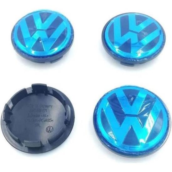 4 Pièces Ensemble 56 Mm-2.20 Pouces Autocollants De Capuchons De Moyeu De Centre De Roue Pour