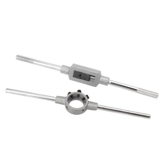 2 Filières Métriques M4 X 0.7 En Acier Rapide - Outil De Réparation Pour Filetage Métal, Plastique, Aluminium