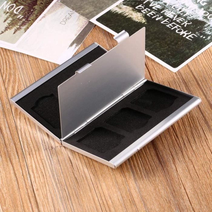 Boîtier De Protection VOLOHAS Pour Cartes Mémoire - 8 SD + 8 Micro SD | Antichoc, Étanche, Antimagnétique