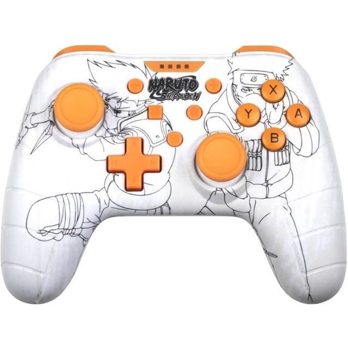 Manette de Jeu - KONIX - Naruto - Blanc