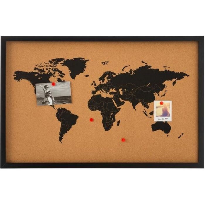 Atmosphera - Tableau Mémo Pense-bête en Liège 38 x 58 cm collect moments Mémo Liège