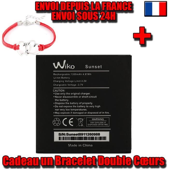 Batterie Wiko Sunset et GoaBatterie Wiko Sunset et Goa