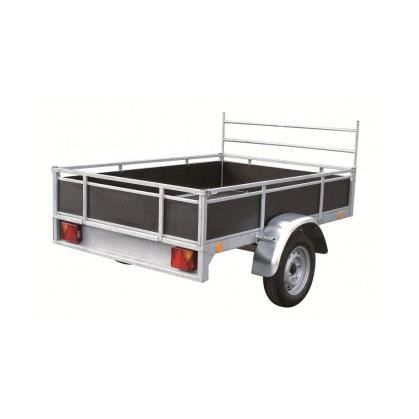 Bâche pour remorque Erka modèle RB 2514 - Dimensions bâche : 256cm x 148cm x 12cm - Coloris Gris