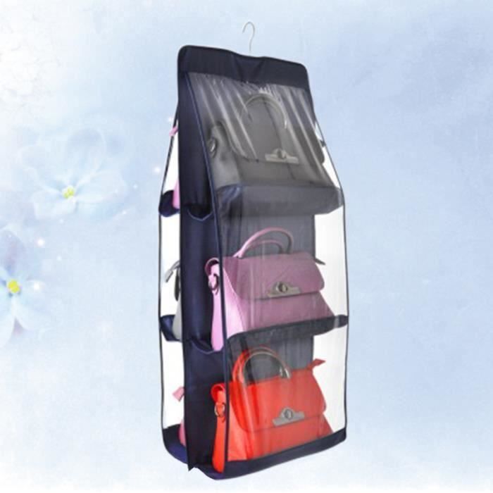 Sac de rangement suspendu Armoire Plusieurs couches en tissu Oxford Couleur aléatoire MACHINE A COUDRE