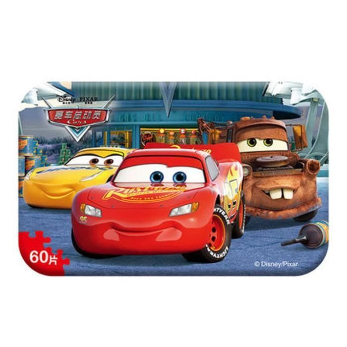 Puzzle,Offre spéciale Disney voiture congelée Disney 60 tranche petite pièce Puzzle jouet enfants en bois Puzzles enfants - 17 #B